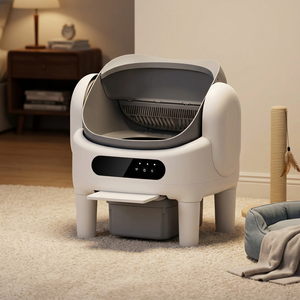 Smart Self-Cleaning <b>Cat</b> Litter Box Open <b>Top</b> Design 74L Capacity Easy Cleaning ABS+PP Material WiFi App Control <b>Cat</b> Toilet - Product Image 1