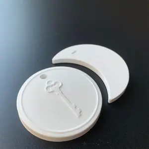 Pietra del diffusore dell'aroma in ceramica profumata bianca a forma di chiave rotonda all'ingrosso come set regalo