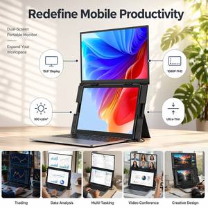 Écran d'extension pour ordinateur portable 15,6 pouces FHD USB-C, moniteur portable ultra-plat 5,5 mm, léger (1 kg) - Product Image 2