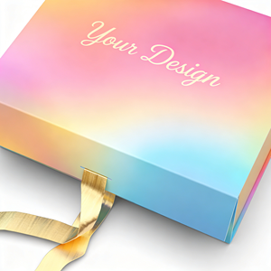 กล่องกระดาษแข็งพับได้แม่เหล็กสำหรับบรรจุภัณฑ์น้ำหอมคุณภาพสูง กล่องของขวัญหรูหราพร้อมริบบิ้น พิมพ์โลโก้ได้ตามต้องการ - Product Image 3