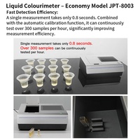 Colorímetro de Líquidos JPT-8003, Escala Gardner Saybolt ASTM D1500, DE<=0.015, Espectrofotómetro de Mesa para Control de Calidad en Petróleo, Químicos y Farmacéutica
