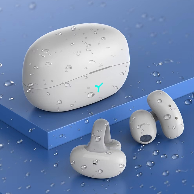 2025 New High Quality TWS True Wireless Earbuds Open Ear Sports Headphones with LED Battery Indicator In-Ear Form Factor