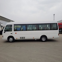 Autobus Toyota Coaster d'occasion 30 places, haute qualité, moteur diesel 4.2L Euro 3, châssis stable, prêt à l'exportation
