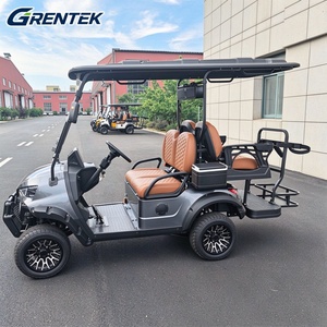 Voiturette de golf électrique professionnelle 2+2 places avec batterie au lithium, personnalisable, fabriquée en Chine pour usage privé - Product Image 1