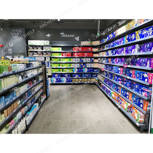 Nhà Máy Tùy Chỉnh Kích Thước Màu Logo Màu Đen Duy Nhất Bên Siêu Thị Hiển Thị Giá Trái Cây Và Veg Snack Cửa Hàng Kệ Gondola Kệ - Product Image 5