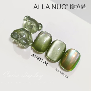 AILANUO - Juego de Esmaltes de Uñas en Gel de Verano con Efecto Ojo de Gato, 4 Colores, Sin HEMA ni TPO, Logotipo Personalizado, Esmalte de Uñas en Gel UV/LED - Product Image 5