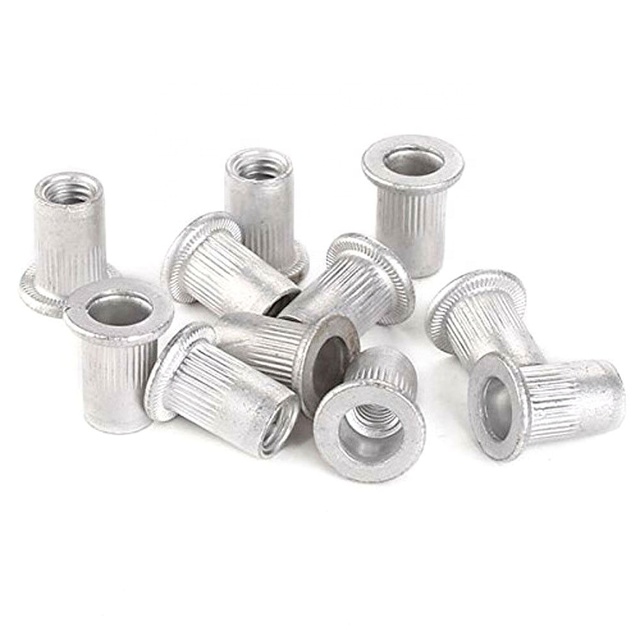 M3 - M12 Aluminum Flat Head Insert Rivet Nuts