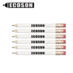 3,5 pulgadas de Hotel de madera bancos <span class=keywords><strong>la</strong></span> <span class=keywords><strong>mitad</strong></span> de tamaño de afilar lápices HB a granel Mini hexagonal de Golf barato lápices - Product Image 3