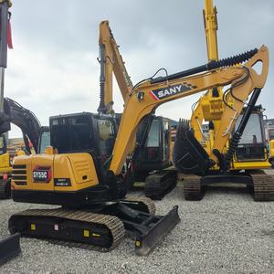 Excavatrice sur chenilles Sany 55C d'occasion de haute qualité avec moteur et machine en bon état directement de Chine à vendre - Product Image 4