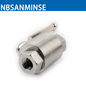 Válvula de Bola Hidráulica NBSANMINSE RKH-G3/8 500 bar de Acero al Carbono de Alta Presión para Sistemas de Ingeniería - Product Image 3