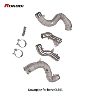 ท่อลงสแตนเลส 304 สำหรับ Mercedes Benz GLE63 W167 AMG 4.0T 2020+  ลดราคาพิเศษ ท่อไอเสียแบบตรง - Product Image 5
