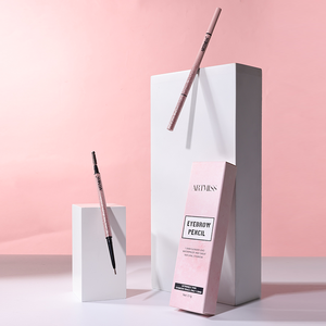 Lápiz de Cejas Vegano Ultrafino de 1.5mm, Resistente al Agua y al Sudor, de Larga Duración, Doble Punta con Cepillo en Espiral, Logotipo Personalizado - Product Image 2