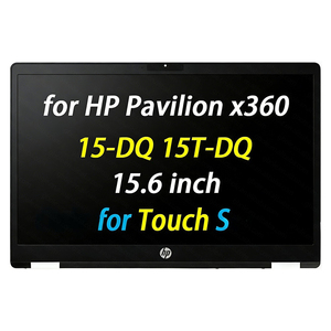 Pantalla Táctil LED LCD de Repuesto de <span class=keywords><strong>15</strong></span>.6 Pulgadas para HP Pavilion x360 <span class=keywords><strong>15</strong></span>-DQ <span class=keywords><strong>15</strong></span>-DQ1XXX FHD 1920x1080 - Product Image 1