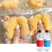 Vente en gros de caoutchouc de silicone liquide RTV 2 de qualité alimentaire, super souple, gel Taba Squishy pour la fabrication de jouets à presser en forme de patte de chat DIY