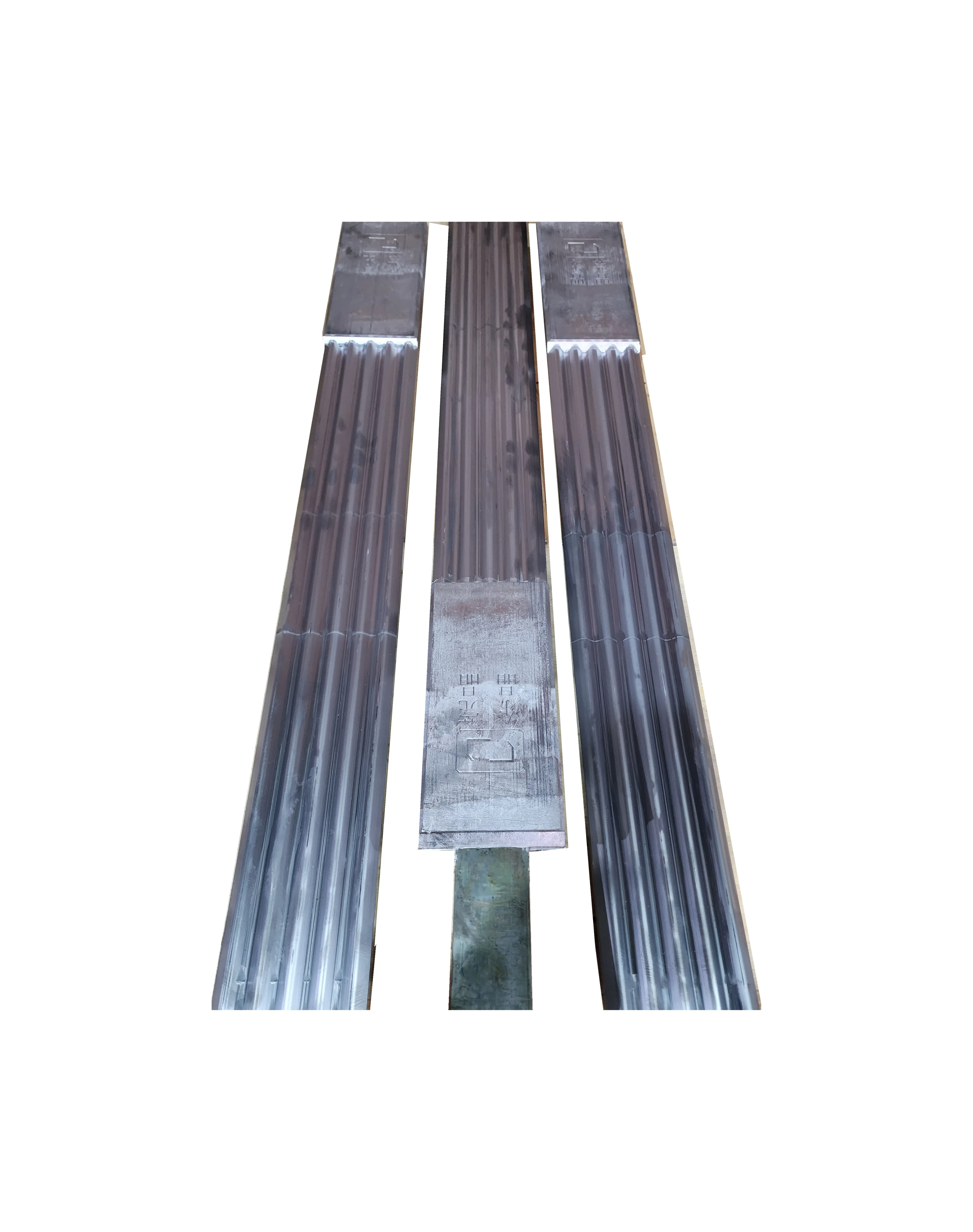 Wave Anodes Factory Chrome Plating Anodes With Copper Bar Best Price Corrugated High density extrusion molding anode100x20