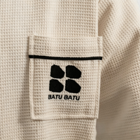 Peignoir de bain en coton gaufré, confortable et luxueux, pour hôtel et spa, avec col kimono, pour le bien-être féminin, absorbant, pour Airbnb, commande en gros