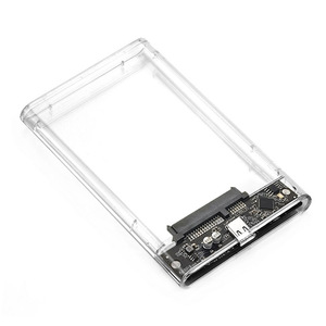 ShuoLe Transparent <b>External</b> <b>Hard</b> <b>Drive</b> Enclosure USB3.0 Type C 3.1 Dual Interface For HDD <b>SSD</b> - Product Image 5