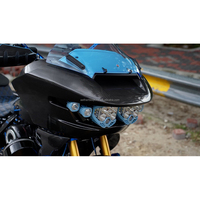 Kit de carénage en fibre de carbone personnalisé pour Harley Davidson Road Glide CVO avec garde-boue et caches de réservoir