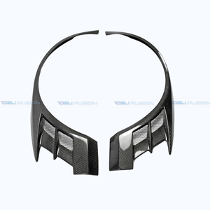 Pour Mitsubishi Evolution EVO 8 9 CT9A VTX Cyber Style 2001-2007, extensions d'ailes avant larges en fibre de carbone - Product Image 2