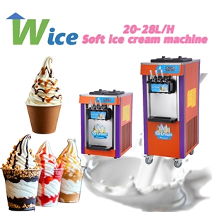 Machine à glaçons commerciale verticale WICE à 3 saveurs, 13L, 110V/220V, cuve en acier inoxydable, pour restaurant/café/hôtel, économe en énergie - Product Image 1