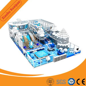 Aire de jeux pour enfants sur le thème des neiges blanches, aire de jeux souple pour bébés, ensemble complet, équipement d'aire de jeux intérieure pour enfants, jeux de rôle commerciaux - Product Image 1