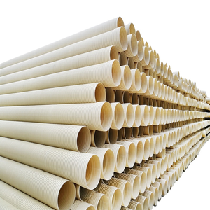 Tubo Corrugado de <span class=keywords><strong>PVC</strong></span> de Doble Pared de Alta Resistencia Tongyuan, Tubo de <span class=keywords><strong>Alcantarillado</strong></span> con Pared Interior Lisa <span class=keywords><strong>para</strong></span> Obras de Drenaje Subterráneo - Product Image 1