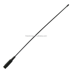 Antenne bidirectionnelle NA-771 SMA-Femelle double bande UHF/VHF, 39 cm, résistante à l'eau IPX-1, noire, pour talkie-walkie UV-82 - Product Image 1