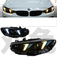 Phares avant de voiture DLW, mise à niveau des phares, lentille LED bicolore Snake Eye, Plug and Play pour BMW F32 F36 F82 2013-2020