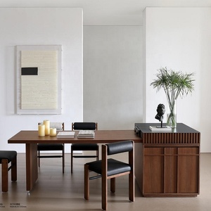 Isla de Cocina Móvil Giratoria y Plegable con Sistema de Deslizamiento Ajustable y Mesa de Madera Extensible - Product Image 4