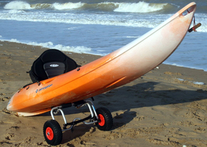 <span class=keywords><strong>Chariot</strong></span> de plage pliable en acier inoxydable argenté, <span class=keywords><strong>chariot</strong></span> portable pliable pour bateau, <span class=keywords><strong>kayak</strong></span>, SUP, pliable - Product Image 6