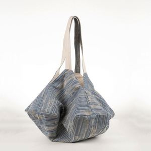 Origami Reversible <b>Canvas</b> <b>Tote</b> Bags Custom Dress Lady Shopping Shoulder Bag Travel Beach Women Handbags Reusable Folding - Product Image 2