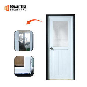 Puerta Batiente de Acero y Plástico UPVC Insonorizada <span class=keywords><strong>para</strong></span> Cocina/Baño/Balcón, Puerta Silenciosa de Aleación de Aluminio y Vidrio <span class=keywords><strong>para</strong></span> Villas - Product Image 2