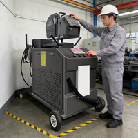 Nouvelle machine de soudage au laser à fibre portative de 3 kW, soudeuse au laser 4 en 1, métal, aluminium, refroidissement par eau, haute productivité