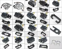 16 دبوس OBD Y كابل ذكر إلى أنثى مع 18 مجموعة مزلاجات محول عالمي السيارات تمديد كابل التشخيص لتويوتا فو بي دبليو فورد