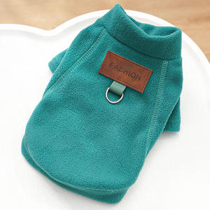 בגדי חורף-סתיו יוקרתיים לכלבים וחתולים, הדפס אותיות, פוליאסטר, קולקציית אביב חמה ונמכרת ביותר - Product Image 3