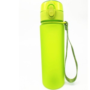 新入荷 600ml/800ml ハードプラスチック製デザインスポーツボトル、漏れ防止キャップ付き、ジム、学校、旅行に最適 - Product Image 4