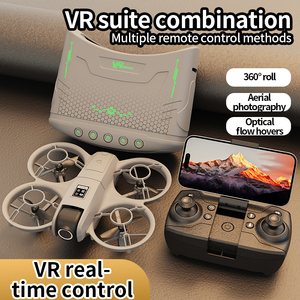 Mini-<span class=keywords><strong>drone</strong></span> <span class=keywords><strong>VR</strong></span> X228 avec double caméra HD, moteur brushless, portable pour l'extérieur, idéal pour débutants, photographie aérienne RC, jouet <span class=keywords><strong>drone</strong></span> UAV avec écran pour enfants - Product Image 3