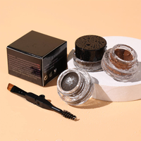 Vente en gros, nouvel arrivage, gel cosmétique imperméable à l'eau pour les sourcils, maquillage, marque privée, pommade pour les sourcils