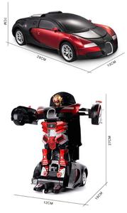 Las 1:14 de 2,4 Ghz de control remoto deformación robot gesto de <span class=keywords><strong>la</strong></span> mano de control rc coche robot para niños con luz LED - Product Image 5