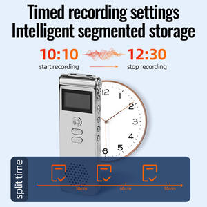 Grabadora de Voz Mini Ultra con Logotipo Personalizado y Pantalla LCD para Reuniones, Entrevistas y Uso Personal, Grabadora de Audio Digital - Product Image 6