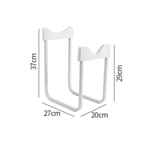 Support pliable multifonctionnel antidérapant en fil métallique pour bouteille d'eau de 5 gallons, écologique, 1 niveau, portable pour cuisine - Product Image 3