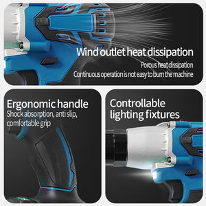 Pistola de Perfuração Elétrica em Forma de C KY100-M10 com Motor Sem Escovas 21V 4.5kg Leve com Bateria de Lítio Recarregável Fotovoltaica - Product Image 4