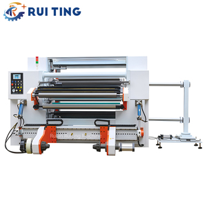 Máquina Cortadora y Rebobinadora de Película Plástica OPP PET de Alto Rendimiento RTFQ1500, Duradera, con Velocidad de 400 m/min y Pantalla Táctil PLC - Product Image 1