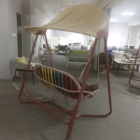 TG Moderne Intérieur et Extérieur Balançoire Grand Patio Rotin Simple 2 places Nid Suspendu Oeuf Chaise pour Jardin