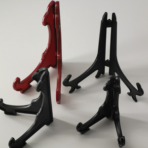 Présentoir en plastique pour assiettes en céramique, support pliant, chevalet, supports triangulaires pour assiettes, supports pour objets de collection et d'artisanat - Product Image 1