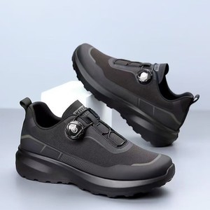 Chaussures décontractées pour hommes, nouvelles chaussures de sport d'extérieur à bouton rotatif, à semelle épaisse, antidérapantes, en tissu respirant - Product Image 3