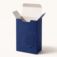 Boîtes pliantes personnalisées pour huiles essentielles d'aromathérapie, emballage haut de gamme gaufré rose, vente en gros OEM