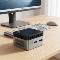 Mini PC Ultracompacto Zkmagic N100 N150, 12GB DDR5, 4K UHD, Computadora de Escritorio para Educación Escolar