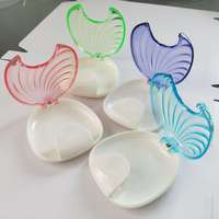 Étui de retenue dentaire en plastique coloré, 1 pièce, de luxe, haute qualité, portable, étui pour prothèses dentaires, aligneur