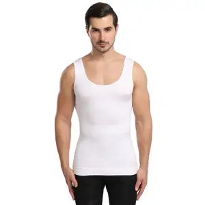 WFBX01 Mens Seamless Emagrecimento Corpo Shaper Vest Slim Compressão Tank Top